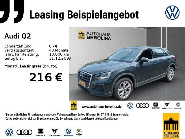 Audi Q2 30 TFSI *GRA*SHZ*LED*Virt.C*PDC*KLIMA* Leasing