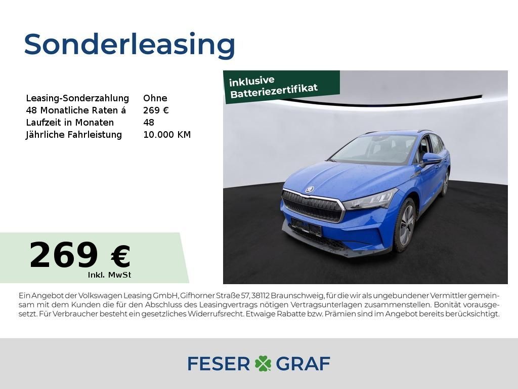 Skoda Enyaq 50 Loft NAVI/RFK/LED/SmartLink/PDCv+h Leasing