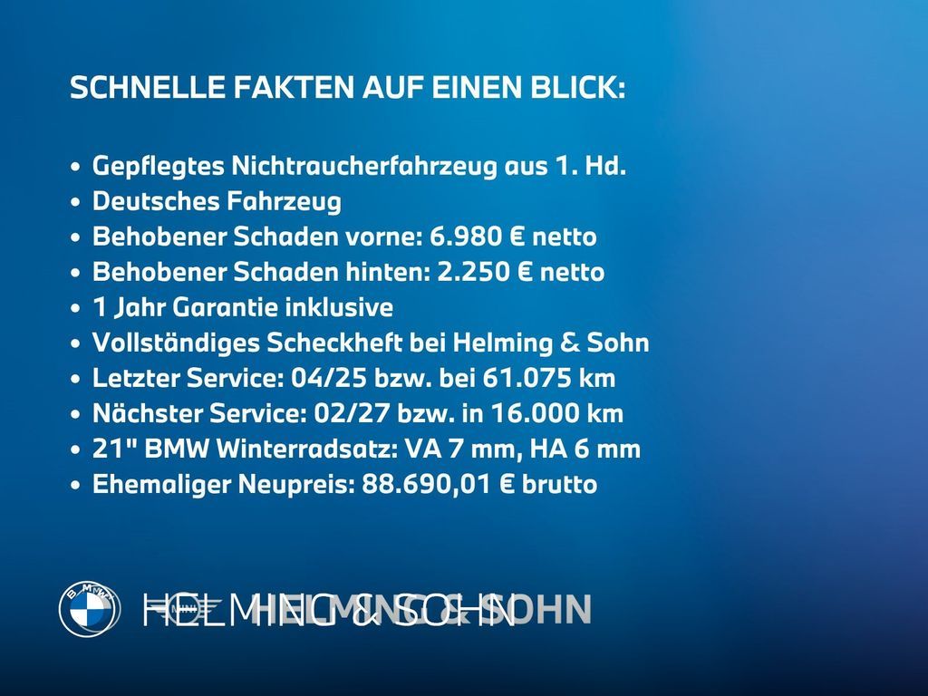 BMW X3 M40i Head-Up HK HiFi DAB Pano Laser ACC uvm. Leasing