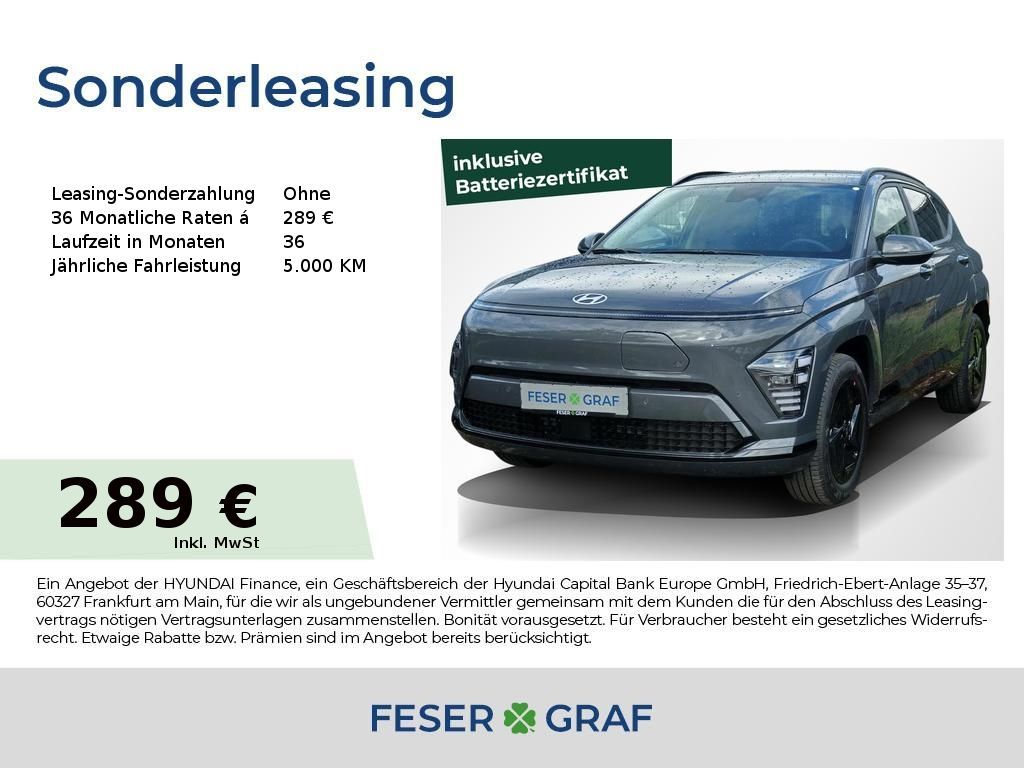 Hyundai Kona TREND NAVI LED CAM SHZ LHZ WÄRMEPUMPE Leasing