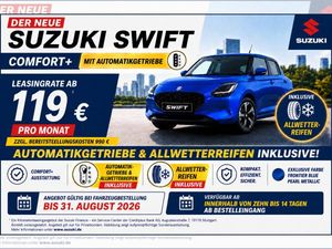 Suzuki Swift "Comfort+" AUTOMATIK + ALLWETTERREIFEN - Nur bis 31.08.2026 !!!