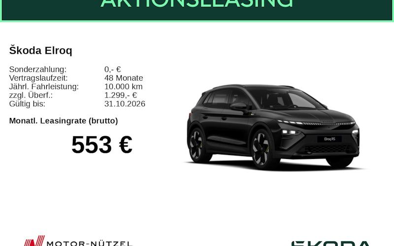 Skoda Elroq-rs RS 5dr Auto kaufen