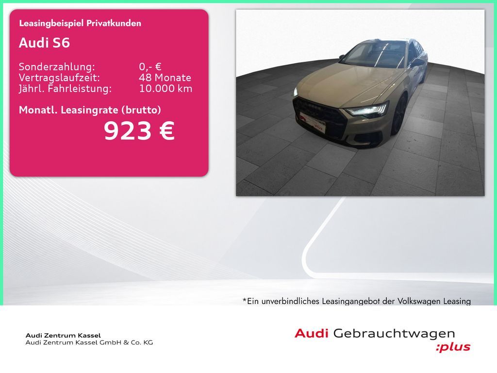 Audi S6 Lim. 3.0 TDI qu. Matrix Pano StandHZ HuD B&O Leasing