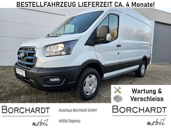 Ford Transit Elektro Kasten*350L2*Trend*269PS*Wartung & Verschleiss*AHK*360°*240km* Leasing