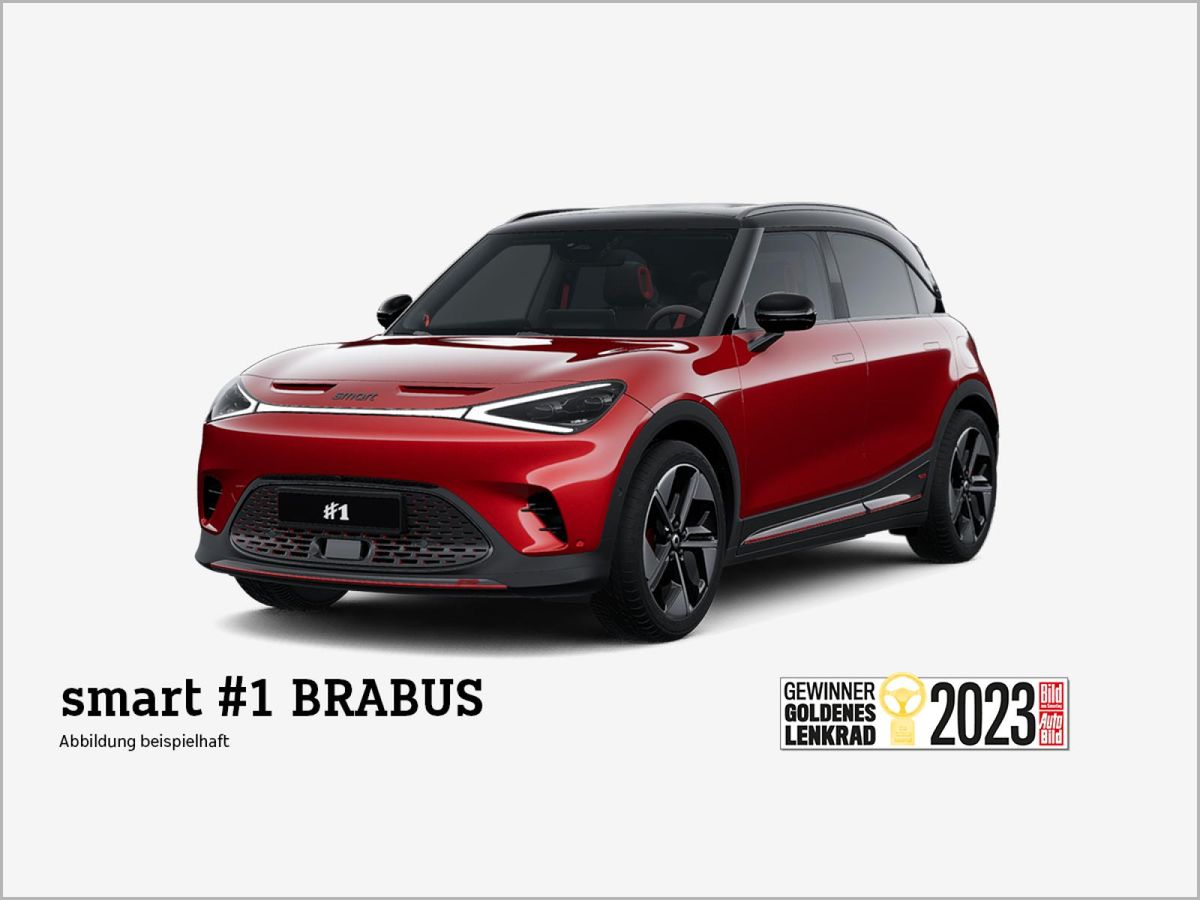 smart #1 BRABUS❗️inkl. 6.000€ E-Prämie Anzahlung¹❗️(Allrad/Wärmepumpe/Ambient/Head-up/Soundsystem/Pano/LED+) Leasing