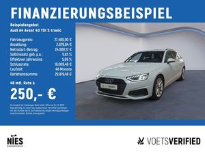 Audi A4 Avant 40 TDI S tronic RearView+SHZ