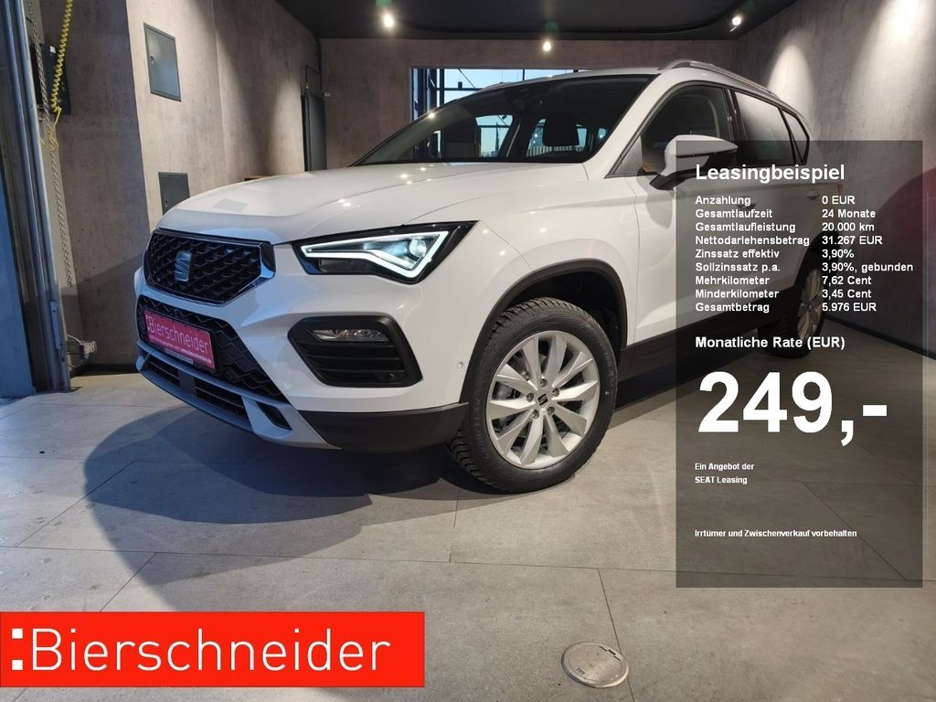 Seat Ateca Road Edition 1.5 TSID ab 249.- 1.390 Überf Leasing