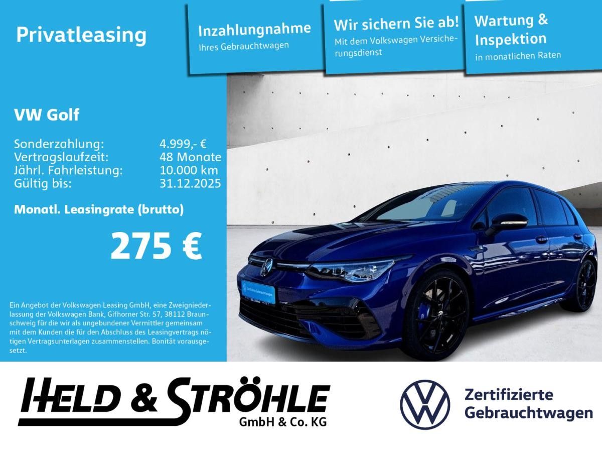 Volkswagen Golf 8 R Black 2.0 TSI DSG 4M 19 DCC LEDER PANO Leasing