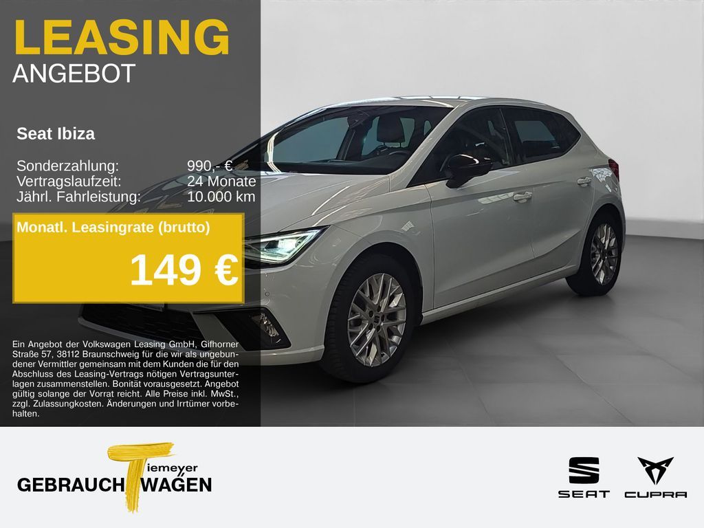 Seat Ibiza 1.5 TSI DSG FR NAVI LED KAMERA ACC Leasing