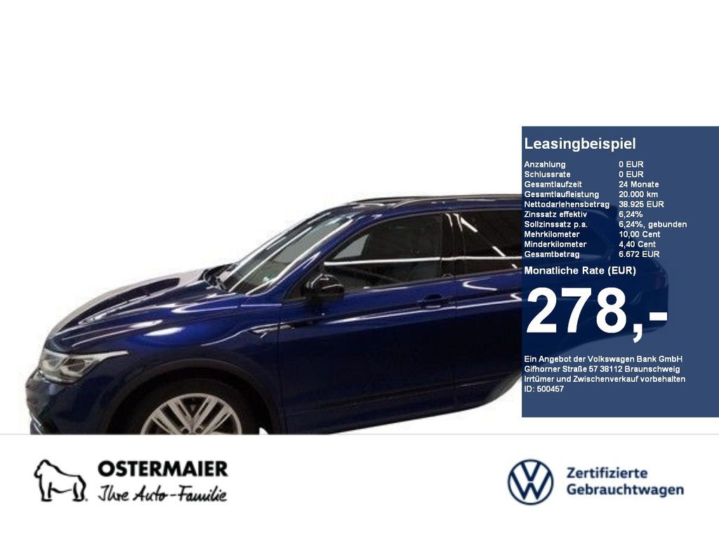 Volkswagen Tiguan R-LINE 2.0TDI 200PS 4M NP.73T 4M AHK.PANO Leasing