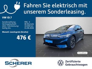 Volkswagen ID.7 Pro electric 82kwh SOH 100% WP IQ.DRIVE ARE