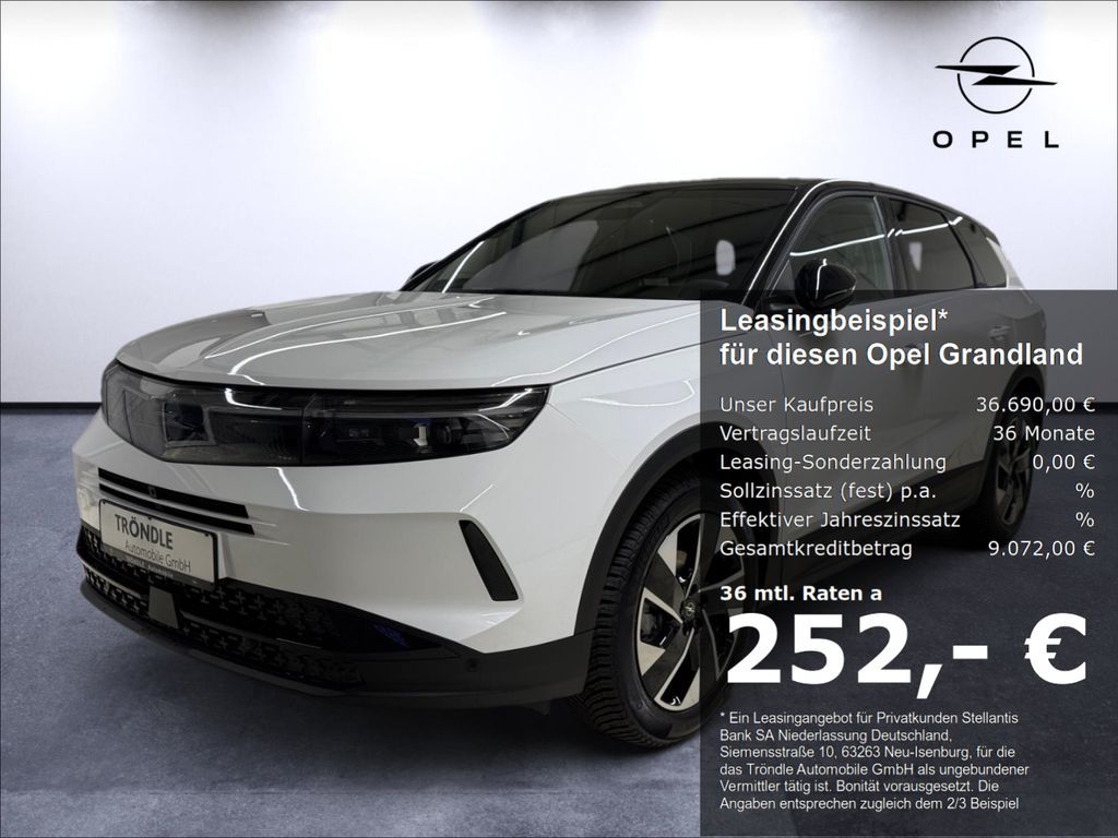 Opel Grandland GS 145 Hybrid AHK Navi 360 Kamera Matr Leasing