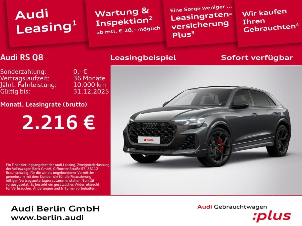 Audi RS Q8 performance tiptr. Leasing