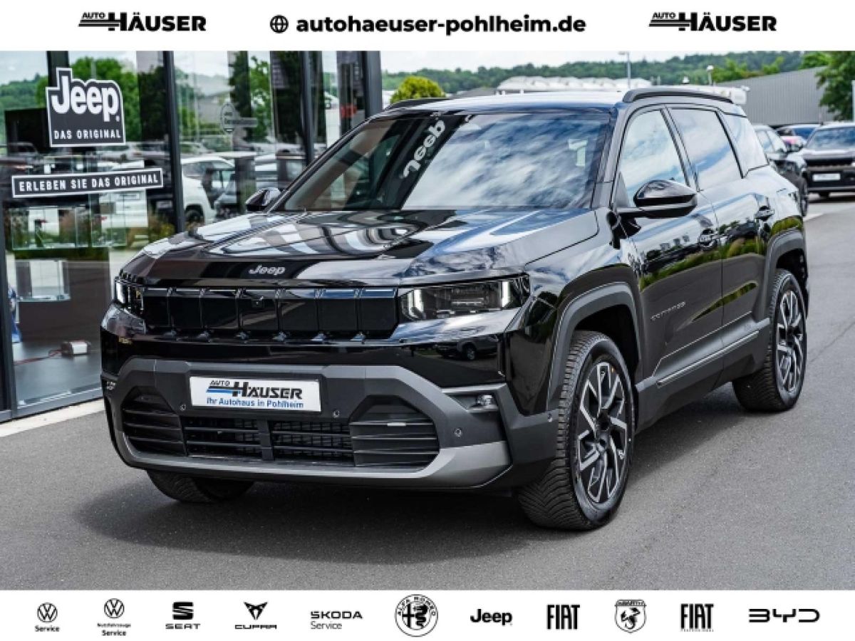 Jeep Compass Elektro First Edition 74 kWh SOFORT KOMFORT SICHERHEIT WÄRMEPUMPE EL. HECKKL. HUD NAVI ACC Leasing