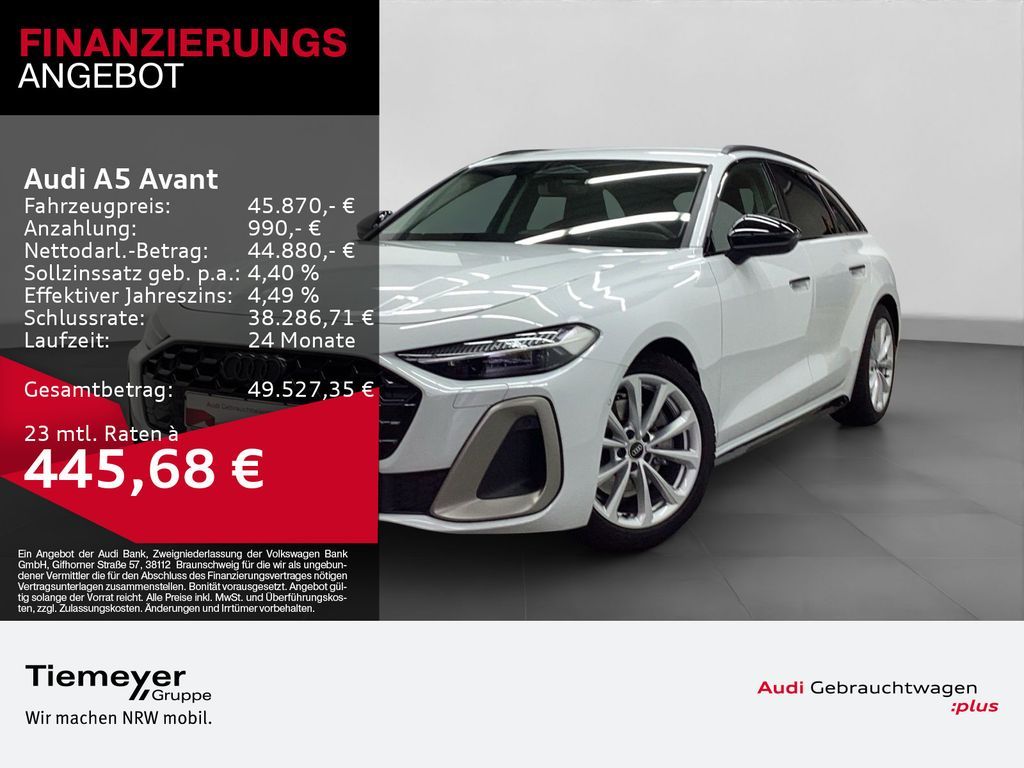 Audi A5 Avant TFSI S LINE EDITION 1 LM19 LEDER AHK MA Leasing