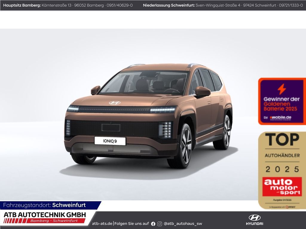 Hyundai IONIQ 9 TECHNIQ 110 kWh Heckantrieb HUD Navi Mem Leasing
