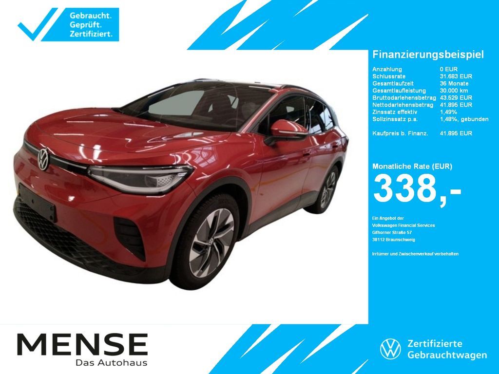 Volkswagen ID.4 Pro electric IQ.Light|Matrix|CarPlay|AHK|SD Leasing