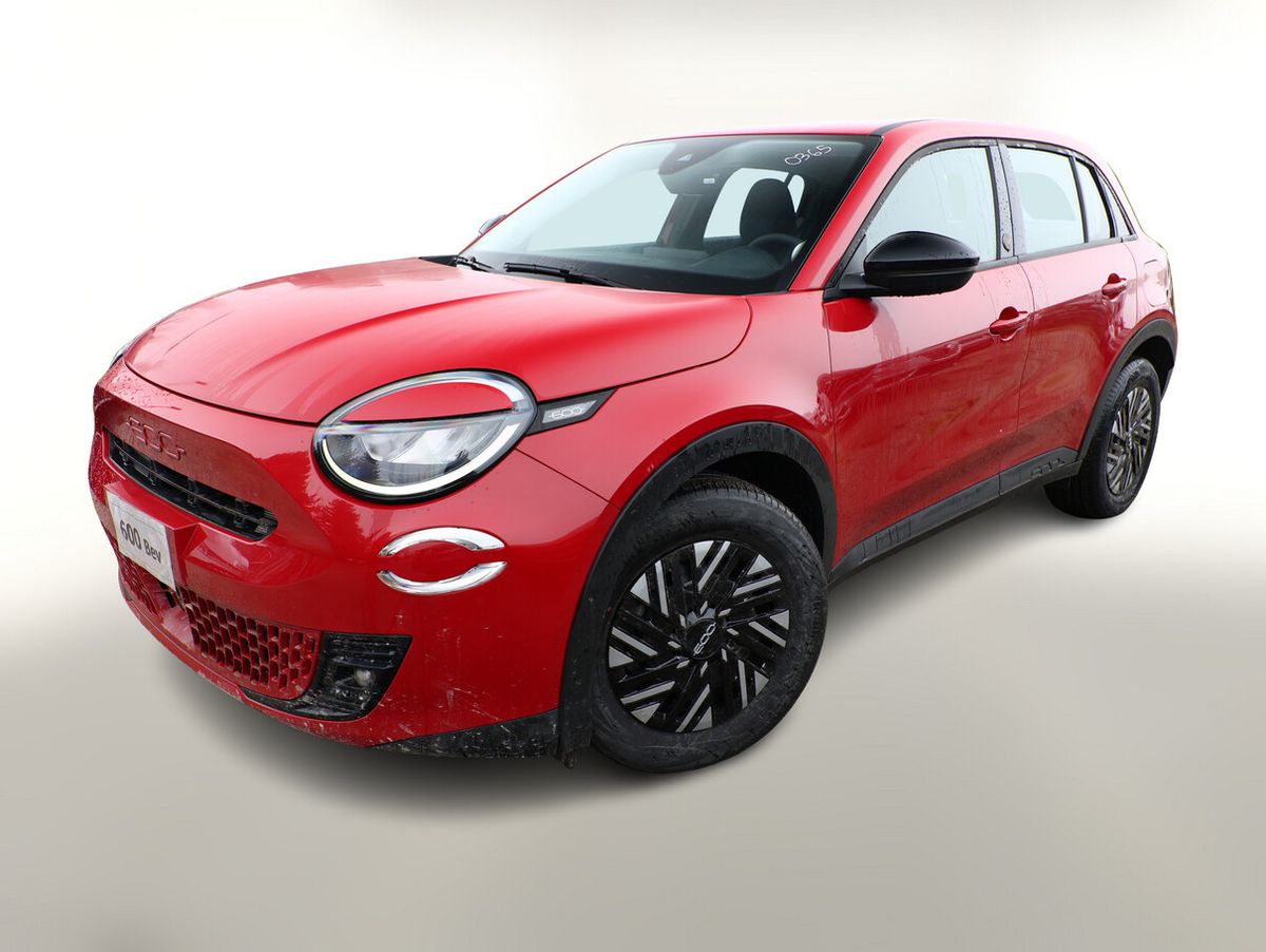 Fiat 600e 54kWh RED 11kW-OBC CarPlay Wärmepumpe PDC Auto-Abo privat Auto-Abo