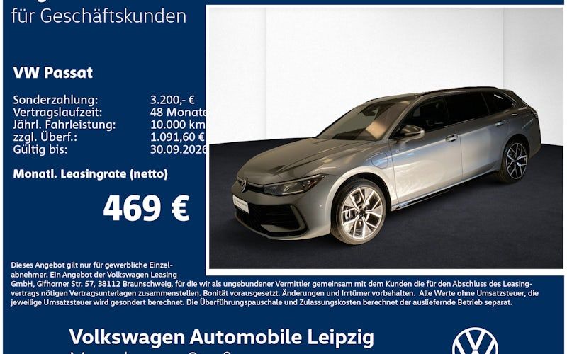Volkswagen Passat 1.5 EHybrid 130kW OPF DSG R-Line 5dr Kauf
