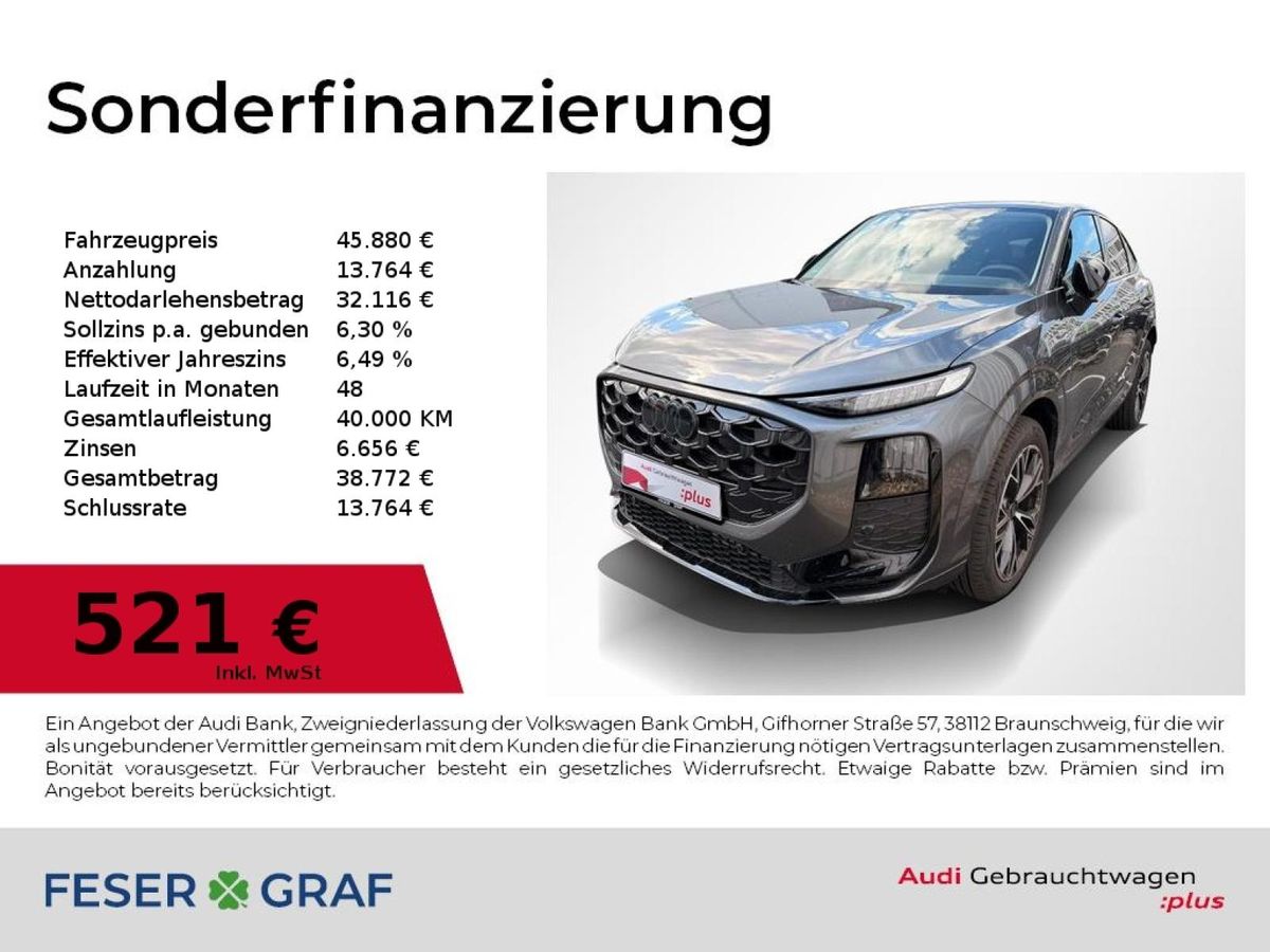 Audi Q3 Sportback TFSI S tronic Leasing