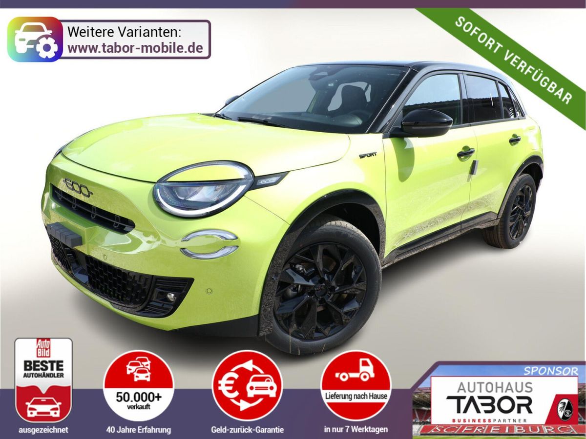 Fiat 600 Hybrid Sport SHZ ACC Kam Keyl PDC PrivG Bi-C Leasing