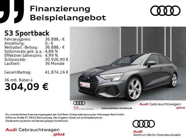 Audi S3 Sportback *MATRIX*B&O*NAV+*ACC*Opt.-Schwarz+* Leasing