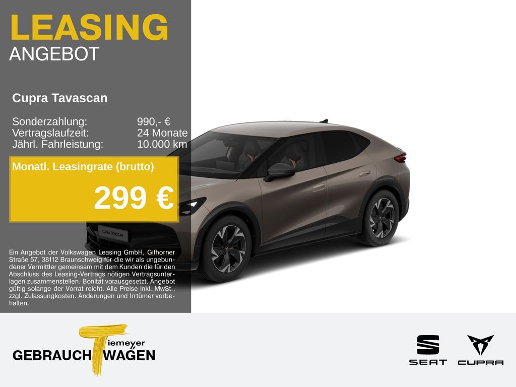 Cupra Tavascan ENDURANCE LM19 SIDE-ASSIST SUPERSPORT K Leasing