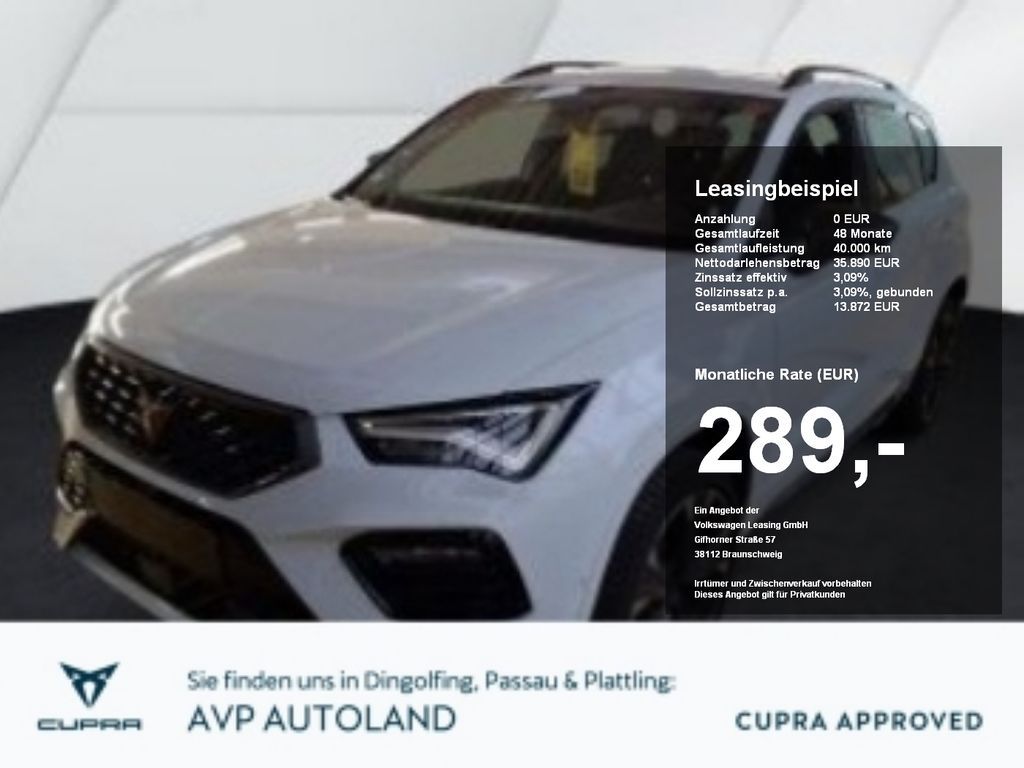 Cupra Ateca 2.0 TSI DSG 4Drive | NAVI | AHK | ACC | Leasing