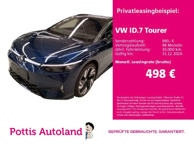 Volkswagen ID.7 Tourer 4M GTX AHK NAVI IQ.LIGHT KAMERA DCC