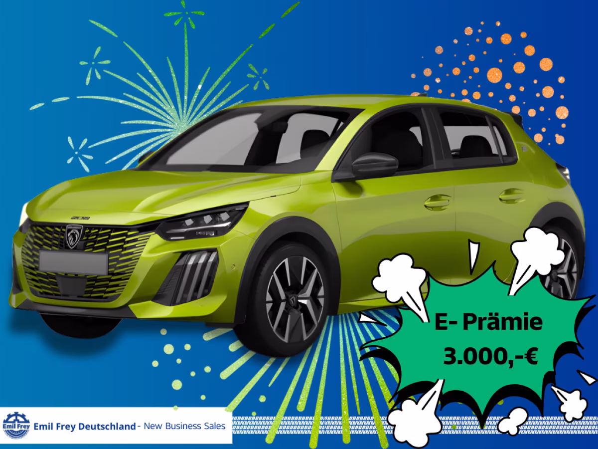 Peugeot Peugeot 208 STYLE | Elektromotor 136 50-kWh | inkl. E-Förderung mit 3.000€ Euro Anzahlung Leasing