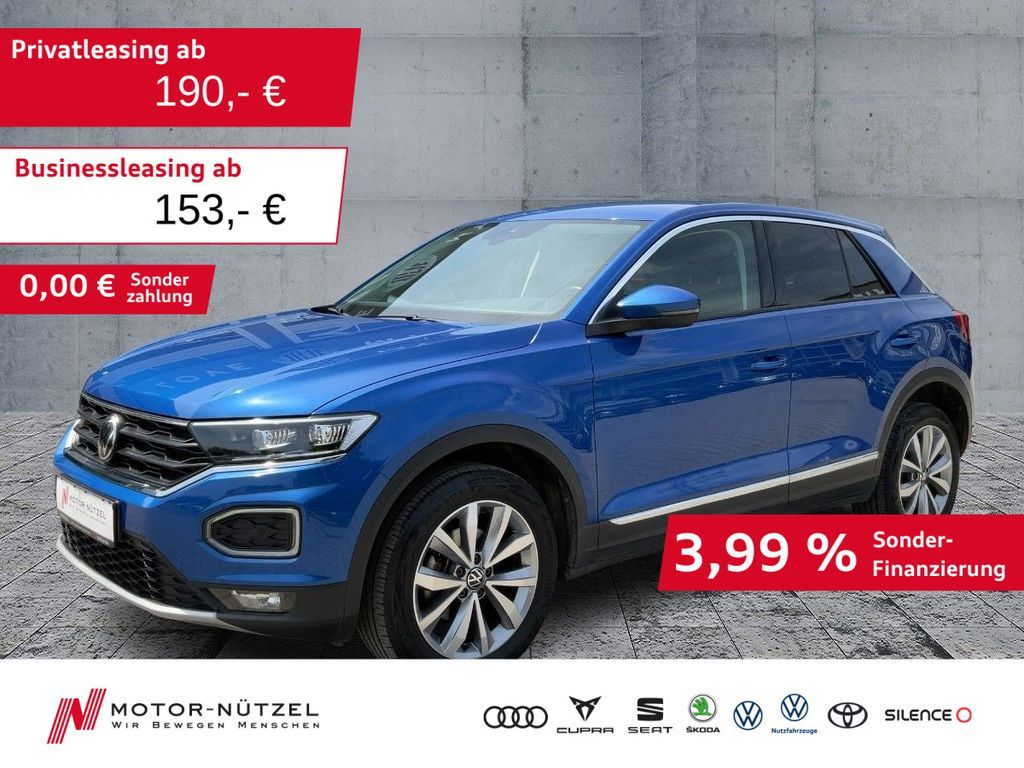 Volkswagen T-Roc 1.0 TSI SYTLE LED+APP+DAB+ACC+SHZ+PDC+NSW Leasing