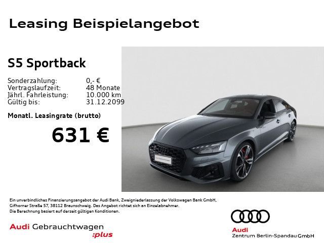 Audi S5 Sportback *PANO*MATRIX*Comp+*AHK*HuD*360°* Leasing