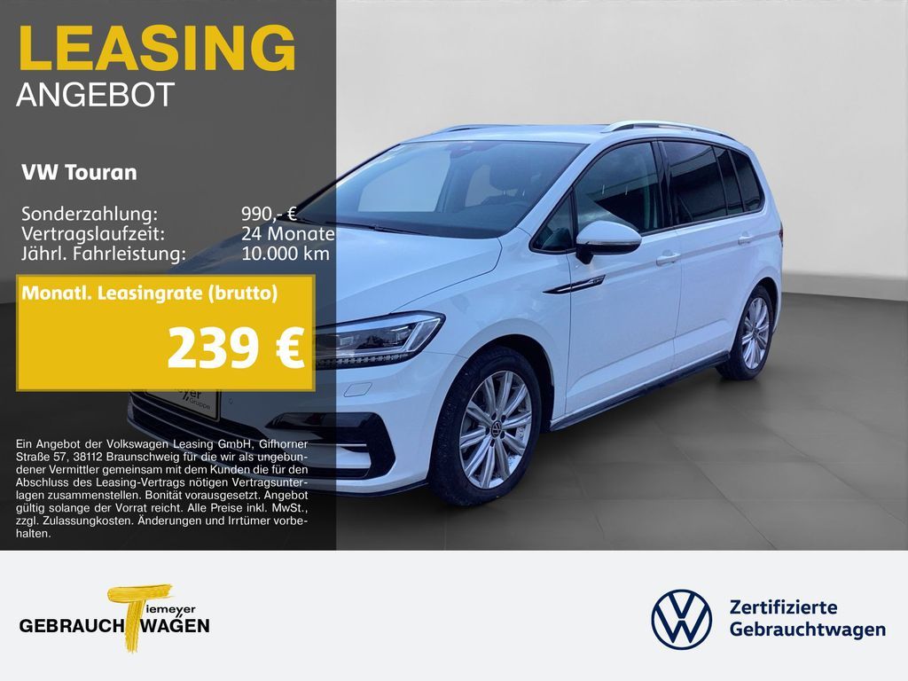 Volkswagen Touran 1.5 TSI DSG R-LINE NAVI KAMERA VIRTUAL LE Leasing
