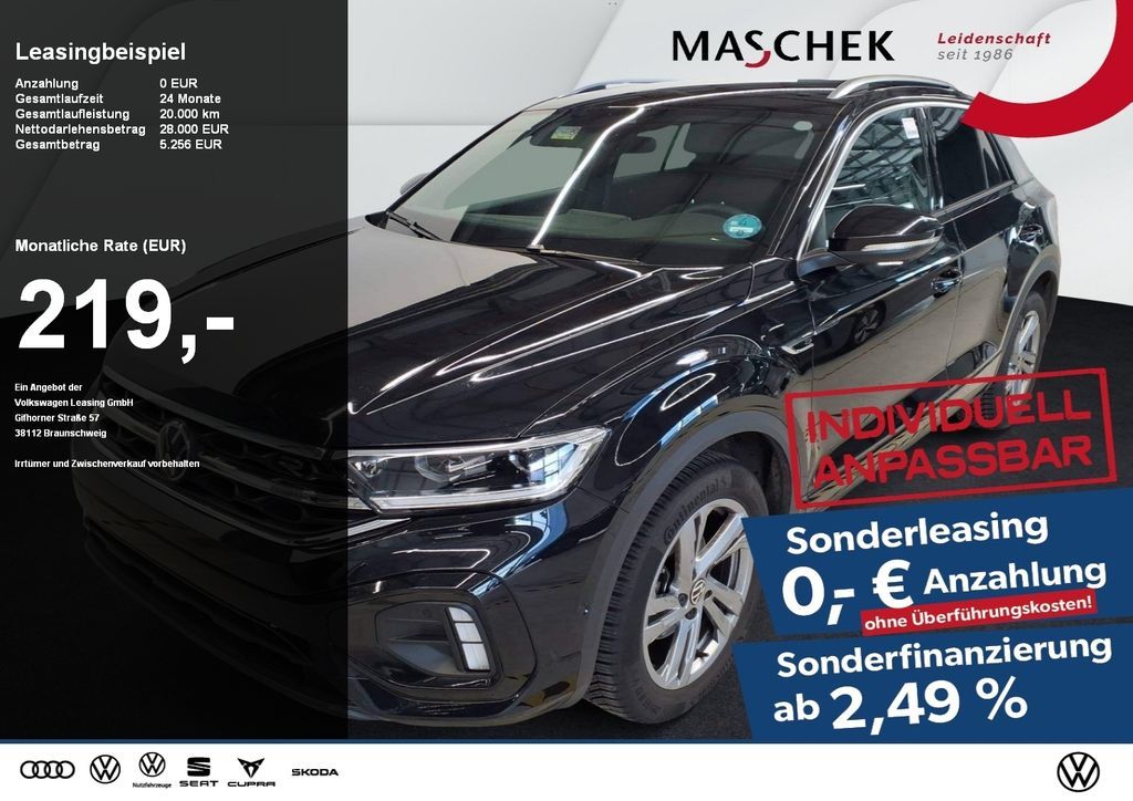 Volkswagen T-ROC R-line 1.5 TSI DSG AHK Navi GRA Sitzh. PDC Leasing