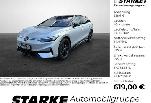 Volkswagen Id7-tourer Pro 77 KWh 210 KW Pro Tourer 5dr