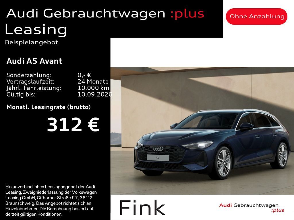 Audi A5 Avant e-hybrid quattro Sportsitze Soundsystem Leasing