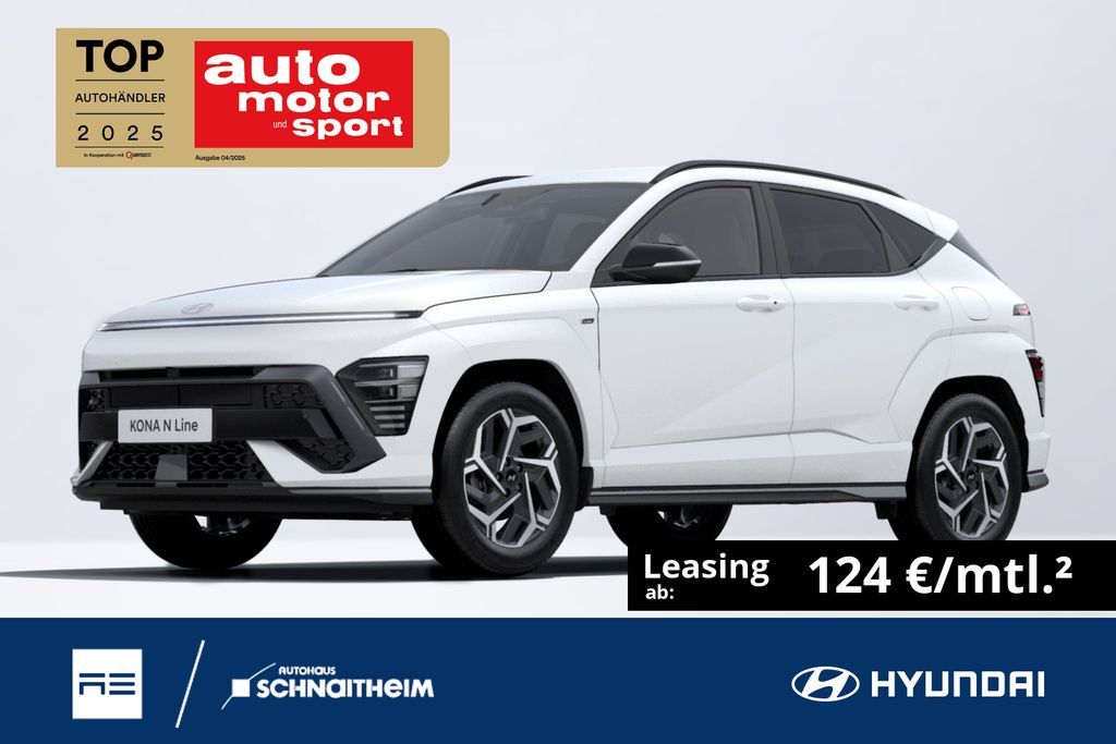 Hyundai Kona N Line 1.6 T-GDI 180 PS DCT 2WD Ass-P, el.H Leasing