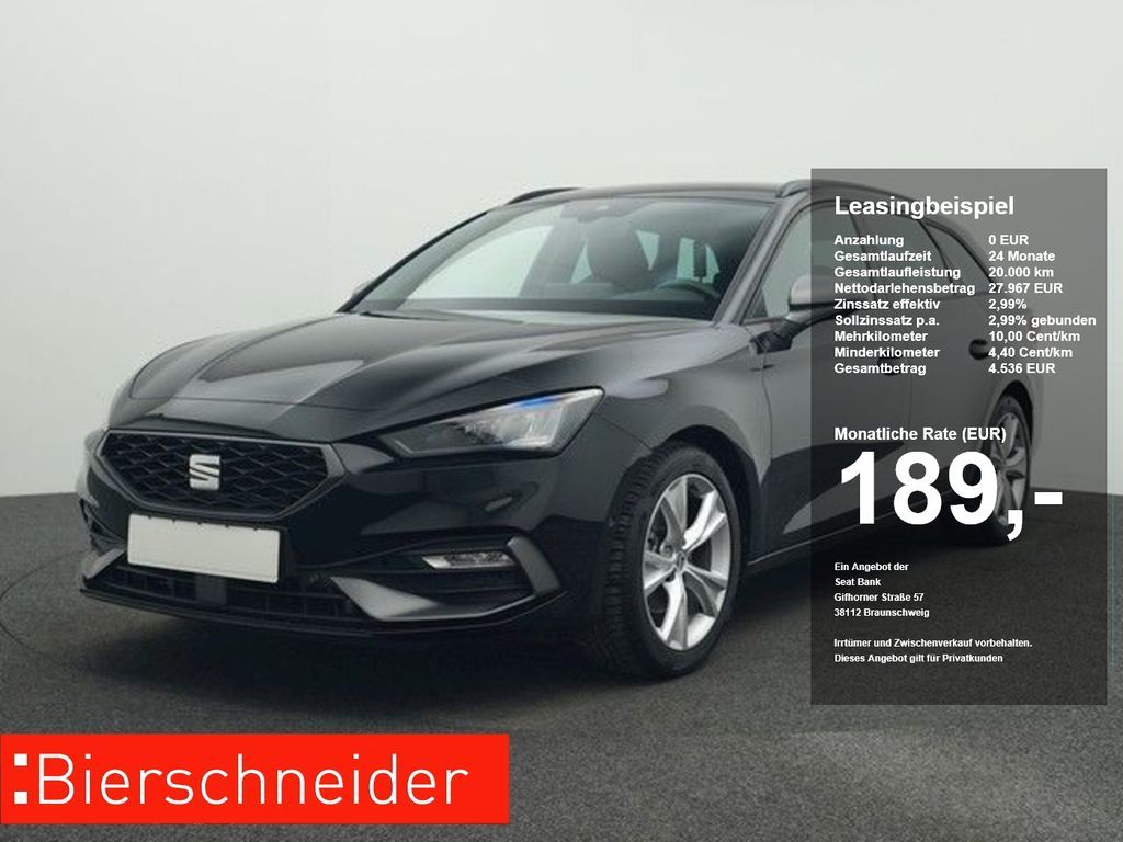 Seat Leon Sportstourer 1.5 eTSI DSG FR ab 189.- 990.- Leasing