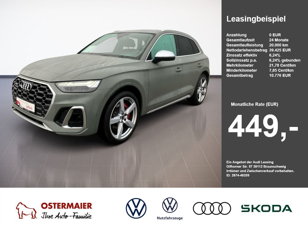 Audi SQ5 3.0TDI 341PS QUATTRO MATRIX.B&O.STANDHZG.HUD Leasing