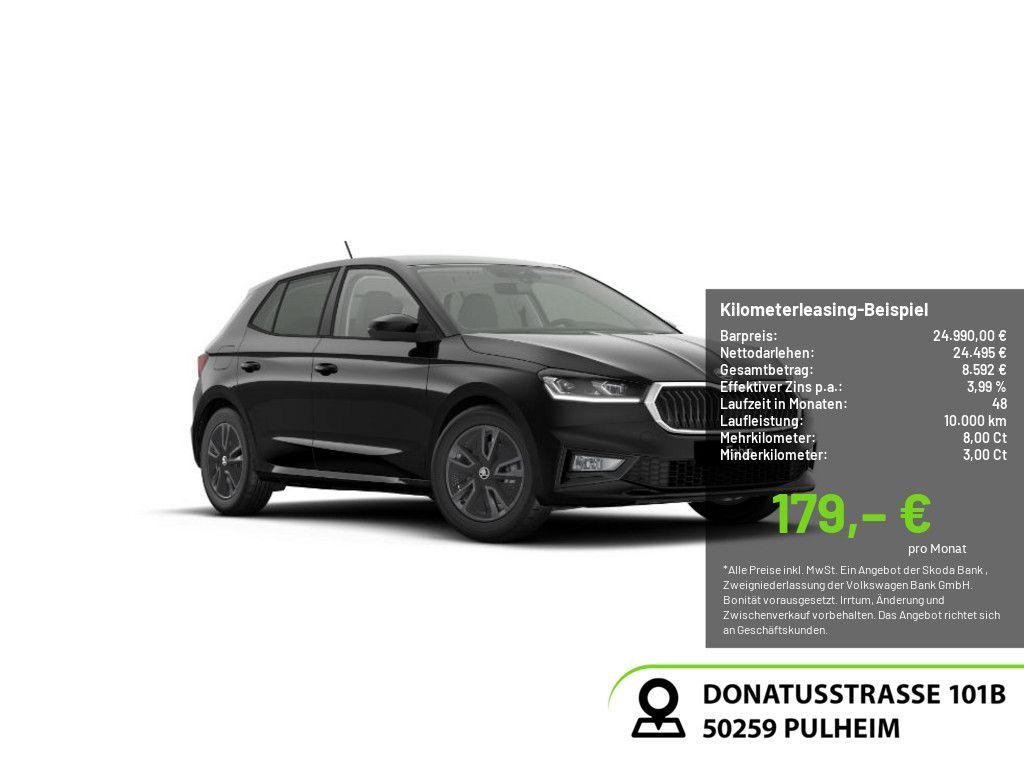 Skoda Fabia Balance 1.0 TSI SHZ PDC KAMERA ACC LED Leasing