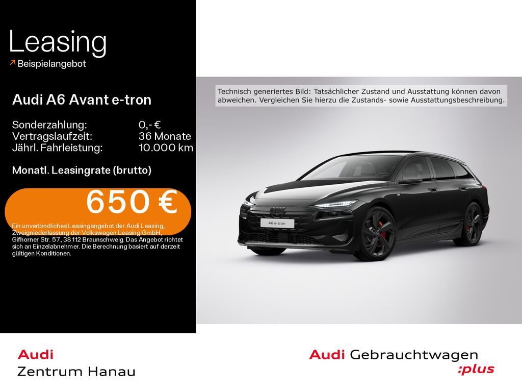 Audi A6 Avant e-tron quattro S-LINE*LUFT*PANO*B&Q*21Z Leasing