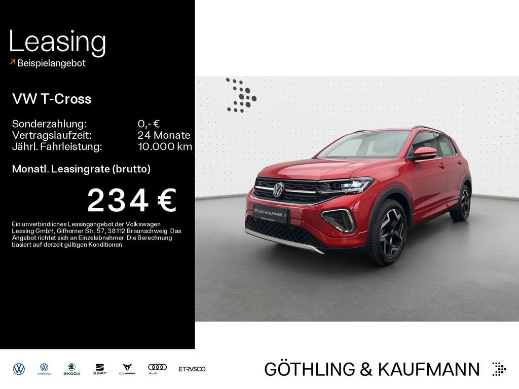 Volkswagen T-Cross R-Line 1.5 TSI DSG*NAVI*AHK*KAM*ASG*IQ-D Leasing