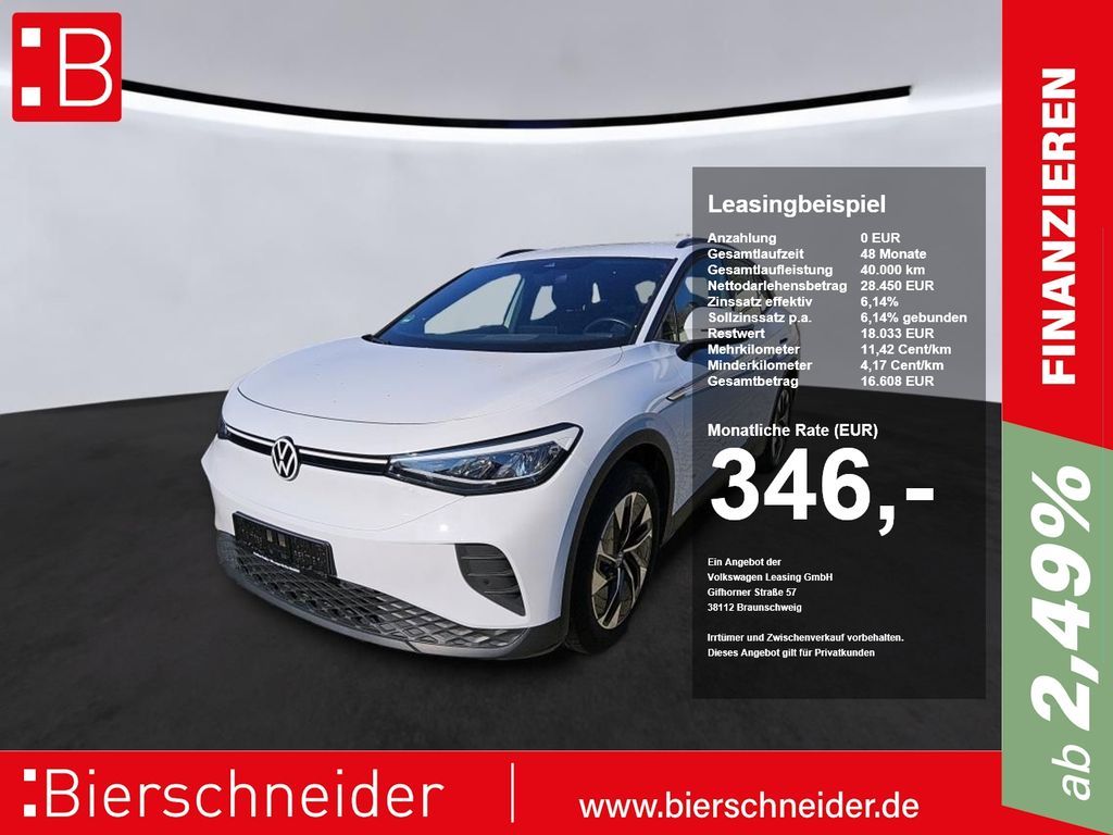 Volkswagen ID.4 Pure Performance NAVI ACC SHZ KEYLESS LED Leasing