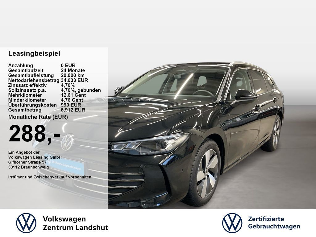 Volkswagen Passat Variant Business 1.5 TSI eHybrid DSG Leasing