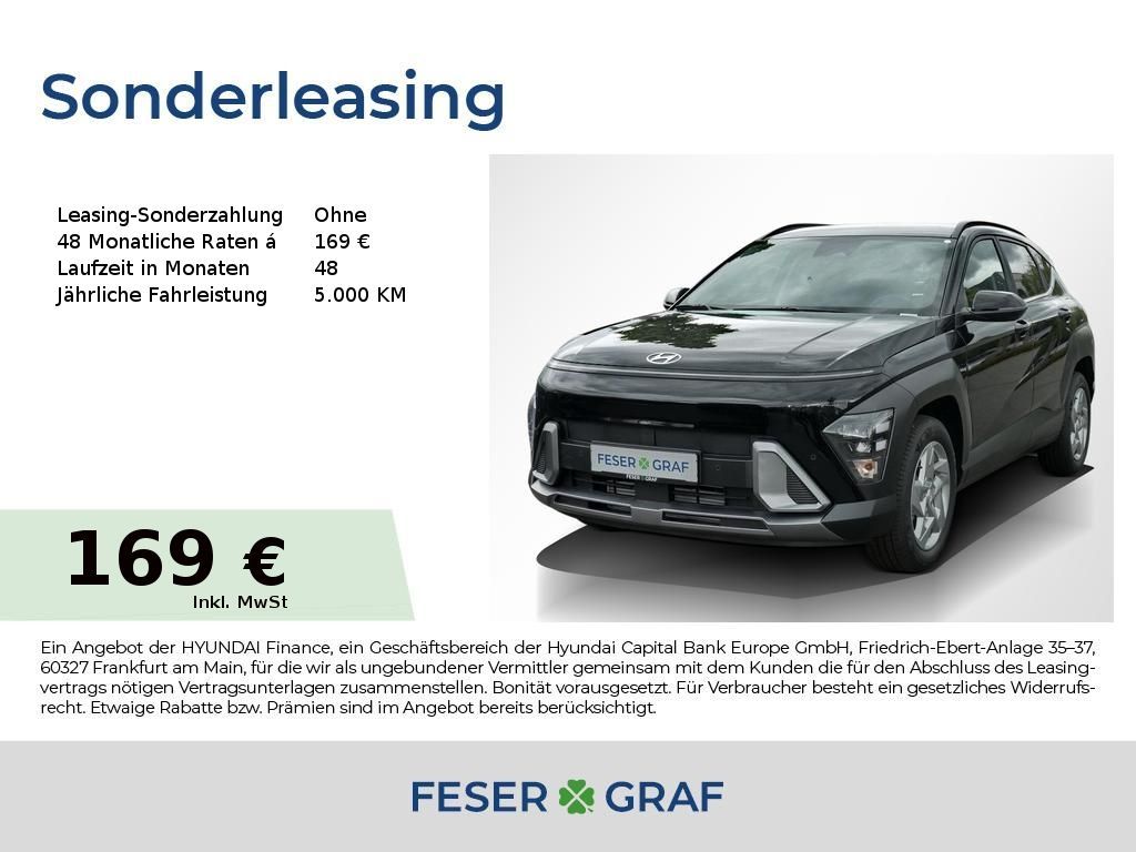 Hyundai Kona TREND NAVI VOLL-LED SHZ LHZ CARPLAY KLIMA Leasing