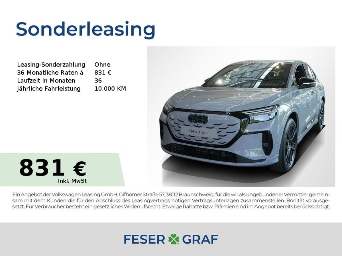 Audi Q4 e-tron Q4 Sportback e-tron quattro performance Leasing