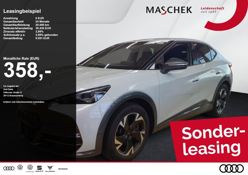 Cupra Tavascan Sonderleasing Wärmep. Navi Memory 360°V Leasing