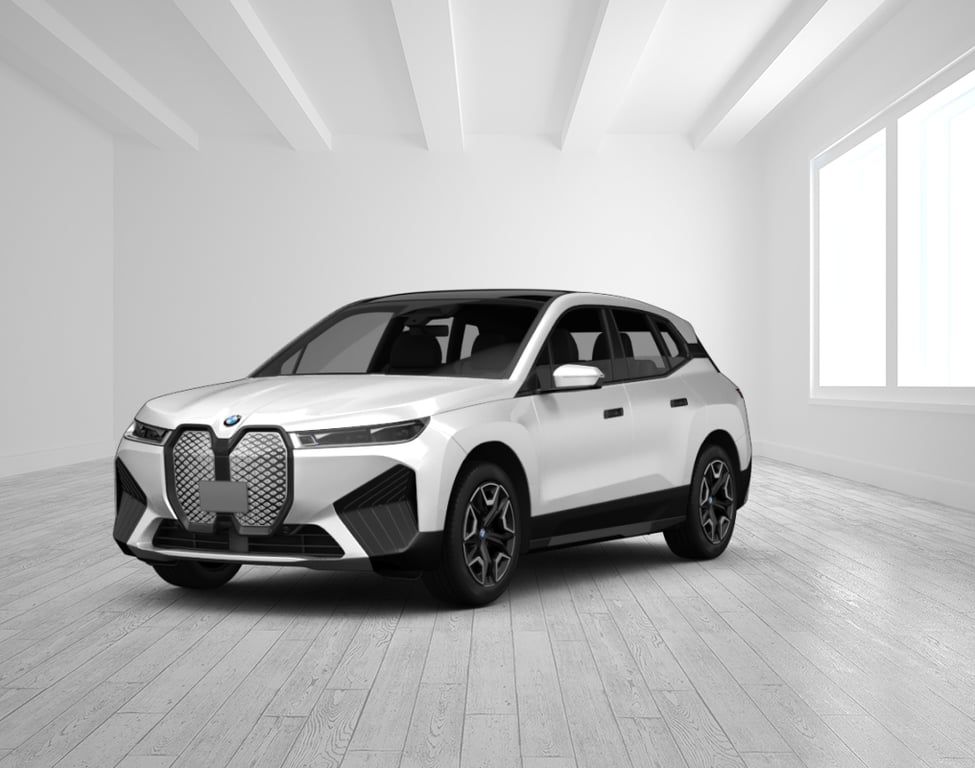 BMW iX xDrive50 AHK,Leder weiß,Navi Auto-Abo
