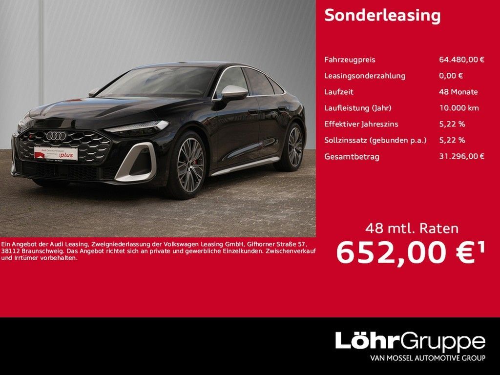 Audi S5 Limousine TFSI  quattro S tronic Panramadach Leasing