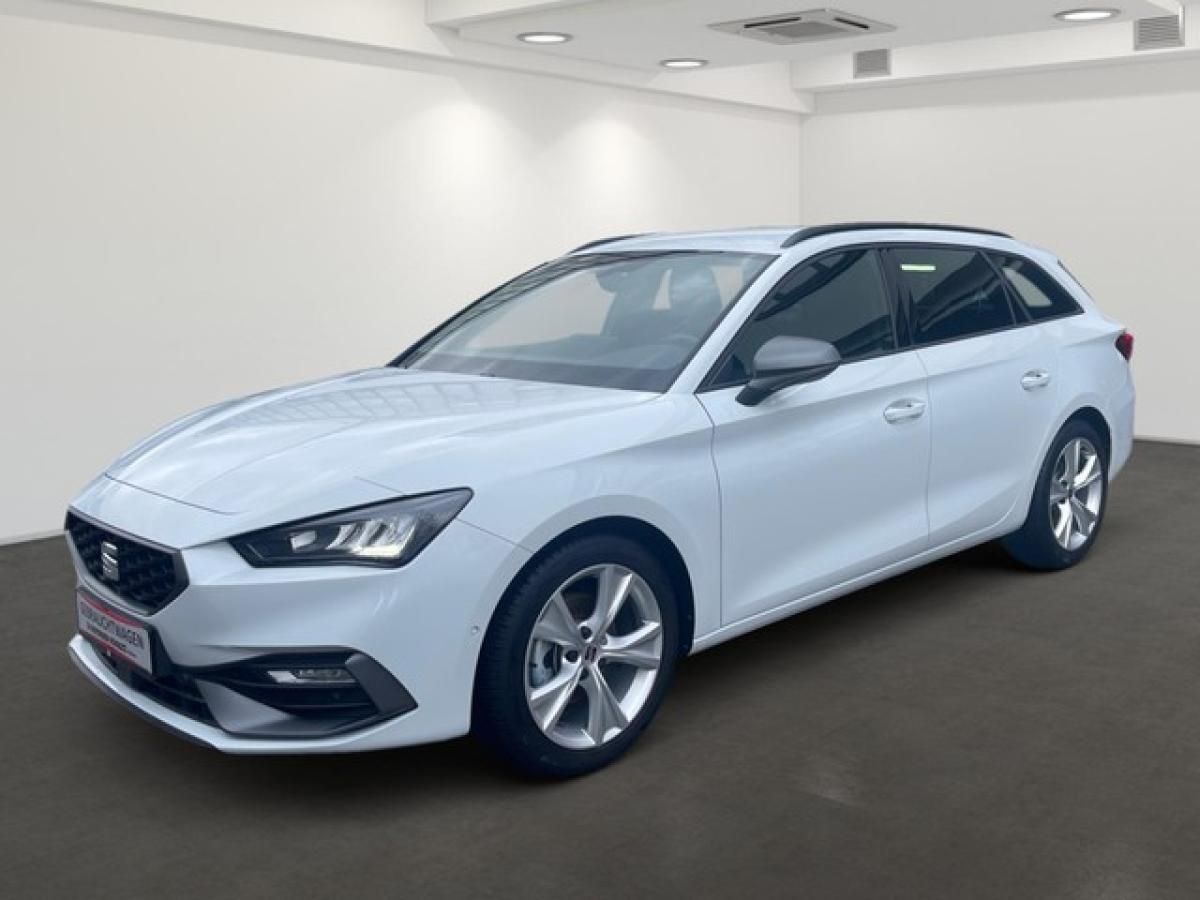 Seat Leon Sportstourer 1.5 eTSI FR (2X VERFÜGBAR) DSG LED NAV KAMERA SHZ ACC ALLWETTERREIFEN Leasing